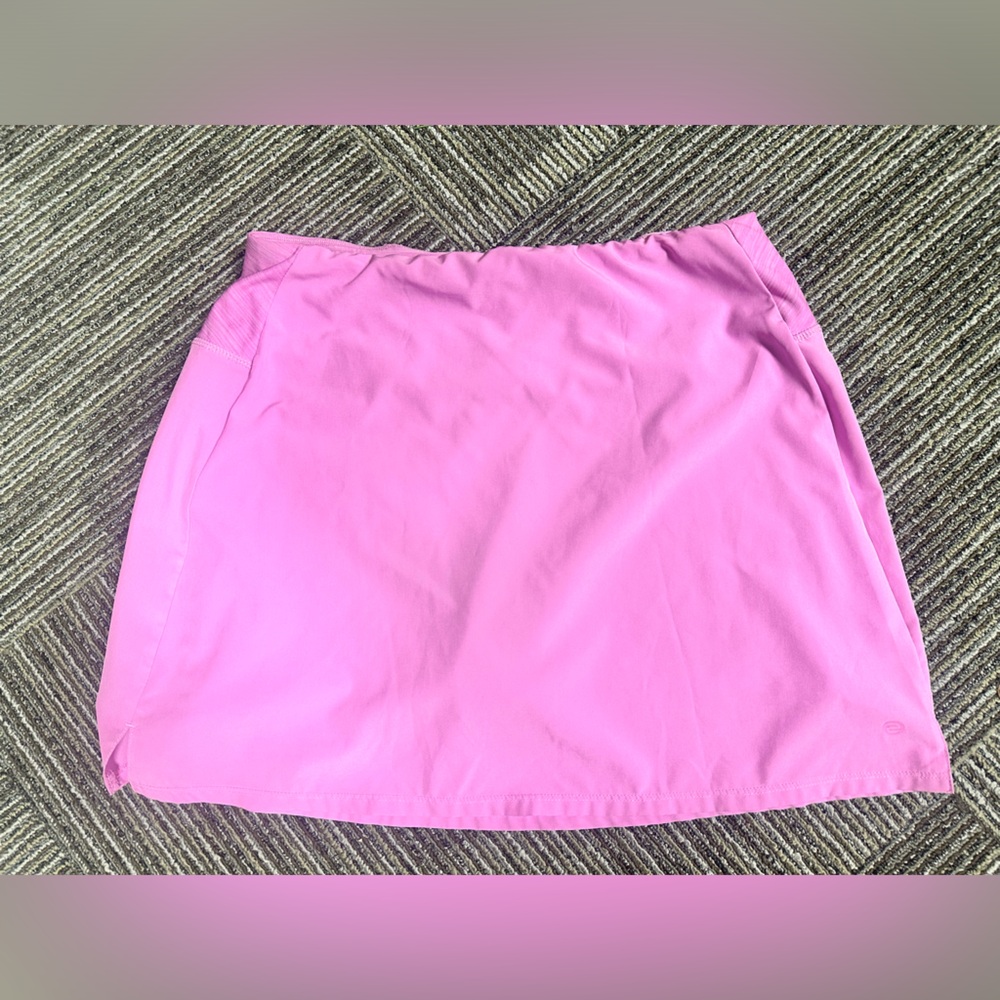 Pickleball tennis golf SKORT size large by ETONIC. Pink purple color